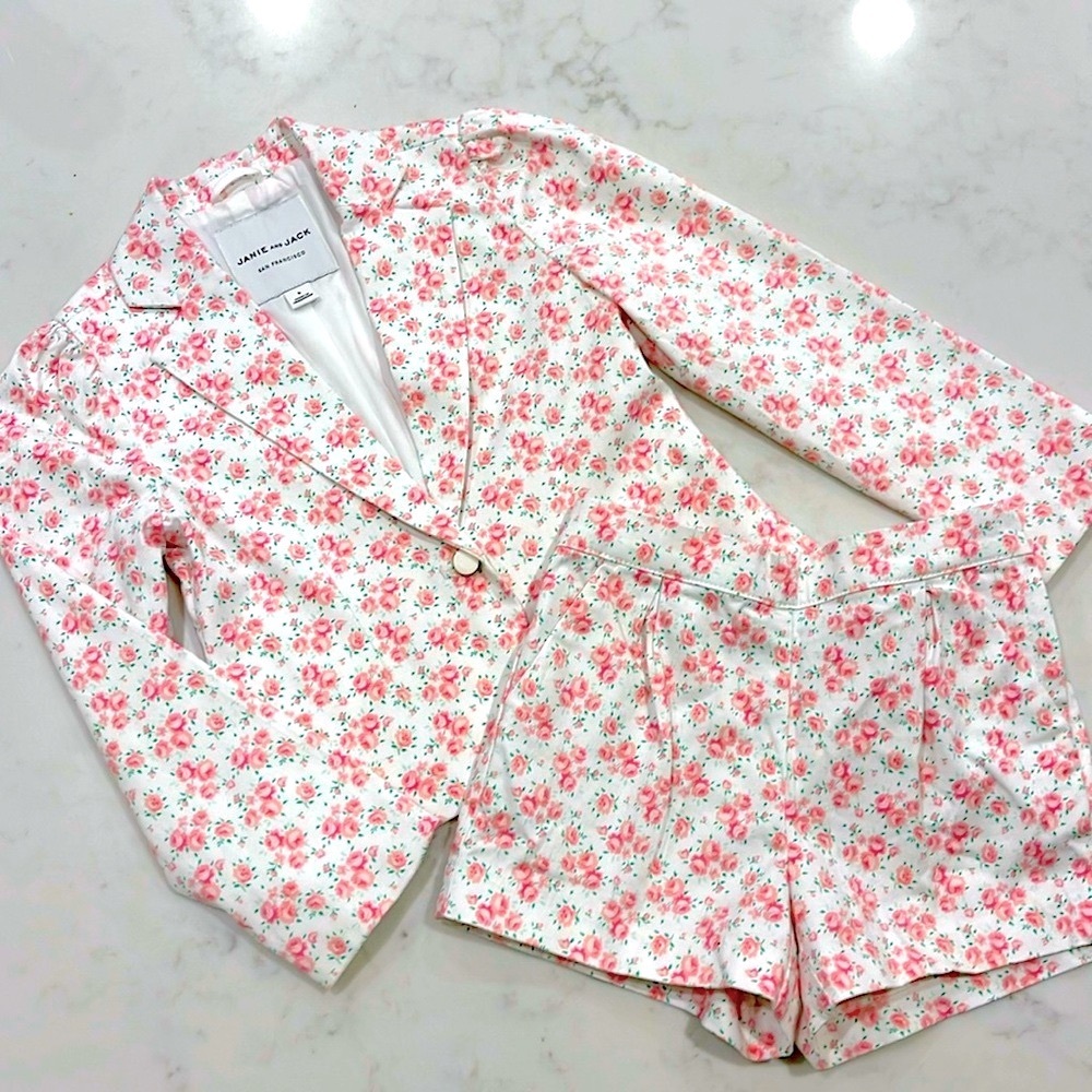 JANIE & JACK | Girl’s Blazer & Short Set. Size 5. Like new. BUNDLE. - Picture 1 of 7